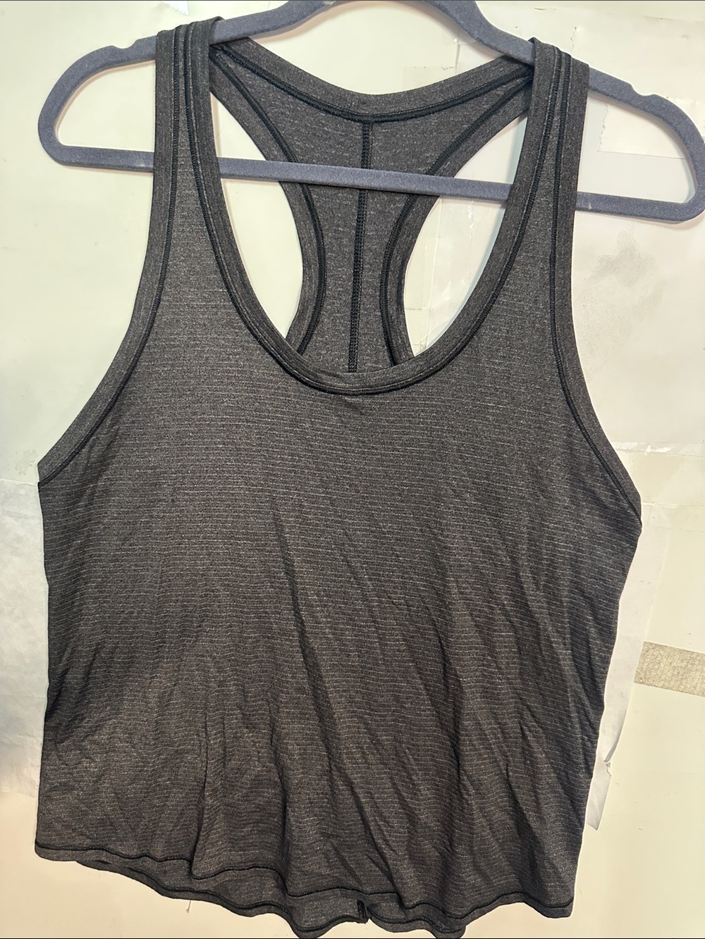 lululemon athletica Charcoal Gray Racerback Tank size S